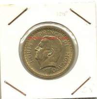 Monaco 2 Francs  1945 kolikko