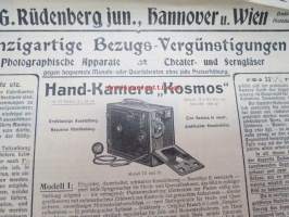 G. Rüdenberg jun. Hannover -kameramainos 1900-luvun ensimmäiseltä vuosikymmeneltä