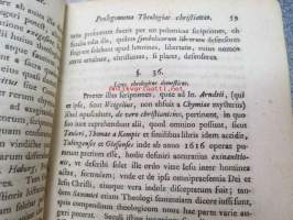 Io. Sal. Semleri Institutio ad Doctrinam Christianiam liberaliter Discendam Auditorum usui destinata - Johann Salomo Semler (18 December 1725 – 14 March 1791) was