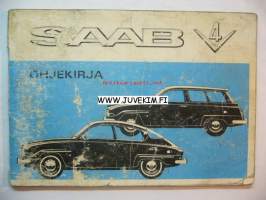 Saab V4 1970 -käyttöohjekirja