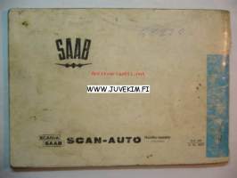 Saab V4 1970 -käyttöohjekirja