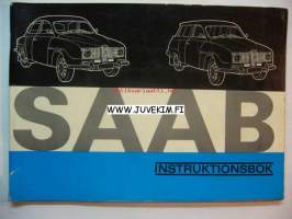 Saab V4 -instruktionsbok, käyttöohjekirja ruotsiksi