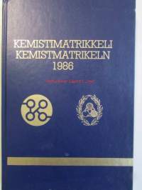 Kemistimatrikkeli - Kemistmatrikkeln 1986