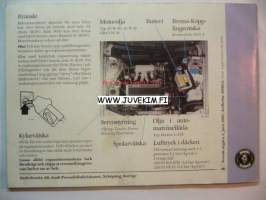 Saab 9000-instruktionsbok