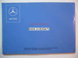 Mercedes-Benz 220 D/240 D/300 D -instruktionsbok