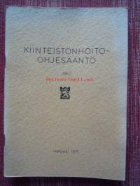 Kiinteistönhoito-ohjesääntö KhO