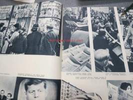 Neuvostoliitto 1961 nr 55; Tunti seitsenvuotissuunnitelmaa, Televisio tänään ja huomenna, Asioilla kaupungissa, Taidetta koteihin, Valko-Venäjän kippiautot,