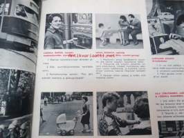 Neuvostoliitto 1961 nr 55; Tunti seitsenvuotissuunnitelmaa, Televisio tänään ja huomenna, Asioilla kaupungissa, Taidetta koteihin, Valko-Venäjän kippiautot,