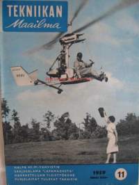 Tekniikan Maailma 1959 nr 11TM:n koeajossa Triumph Herald, 1959. Radioamatööritoiminnasta 1959