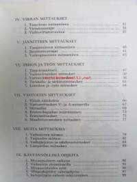 Vahvavirta III. Sähkön mittaukset