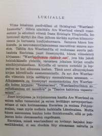 Weaerlandravinto oli pelastuksemme - viisikymmentä kertojaa loistavasti vahvistaa Are Waerlandin pääperiaatteen