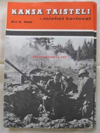 Kansa Taisteli 1968 nr 8, Artikkeli ja hyviä kuvia mm. Sortavalasta Vieljärven kuutamomarssille. Kuva: Vuonnisen kylä. Onkamuksen kylä. Kuvia Helsingin