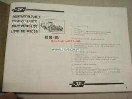 JF MS 90-105 Spare parts list -varaosaluettelo