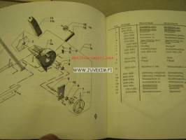 JF MS 90-105 Spare parts list -varaosaluettelo