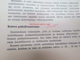 Työstökoneet - Kirjeoppilaitos Tietomies -oppikirja