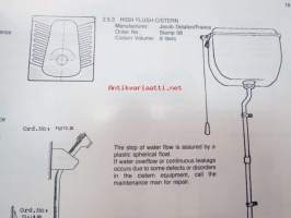 Ras Lanuf Town House user´s manual -englanninkielinen sekä arabiankielinen käyttöohje yhdessä (kaksi erilistä kirjaa) -suomalaisyrityksen (Devecon Oy)