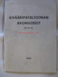 Kivääripataljoonan avomuodot 1953 -ohjesääntö