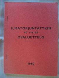 Ilmatorjuntatykin 40 ItK/38 osaluettelo