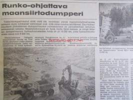 Koneviesti 1967 nr 25 -mm. Uusi metsätraktori sarjavalmistuksessa Valmet 310 B, Maatilojen keskeisestä yhteistoiminnasta elintarvikkeiden ja puun tuotannossa,