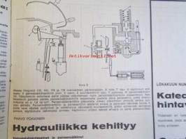 Koneviesti 1969 nr 21 -mm. Suuren lännen karjataloutta, Lannoitanko keväällä vai syksyllä, Lietelannasta puheenollen, Leikkuupuimurit säilytyskuntoon,