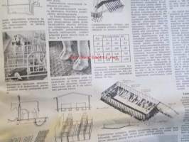 Koneviesti 1969 nr 22 -mm. Kuvasatoa Amerikan maatalouskoneista, Kannataako viljapeltoja kastella? Ajotaidon SM-kilpailut, Vakolan tiedote 9/69 (Ratkaisuja