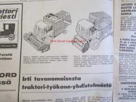 Koneviesti 1969 nr 22 -mm. Kuvasatoa Amerikan maatalouskoneista, Kannataako viljapeltoja kastella? Ajotaidon SM-kilpailut, Vakolan tiedote 9/69 (Ratkaisuja