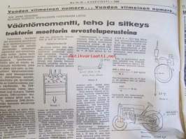 Koneviesti 1969 nr 24-25 -mm. Dieselmoottori, Traktorin tärinä - terveyden ja turvallisuuden vaarantaja, Traktorin tärinä - terveyden ja turvallisuuden
