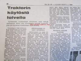 Koneviesti 1969 nr 24-25 -mm. Dieselmoottori, Traktorin tärinä - terveyden ja turvallisuuden vaarantaja, Traktorin tärinä - terveyden ja turvallisuuden