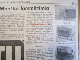 Koneviesti 1969 nr 24-25 -mm. Dieselmoottori, Traktorin tärinä - terveyden ja turvallisuuden vaarantaja, Traktorin tärinä - terveyden ja turvallisuuden