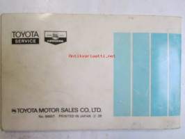 Toyota Carina - Käyttäjän käsikirja