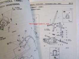 Mitsubishi Space Wagon &#039;90 Verkstadshandbok Chassi