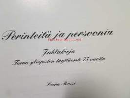 Perinteitä ja persoonia - Juhlakirja Turun Yliopiston täyttäessä 75 vuotta