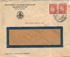 Yhtyneet Paperitehtaat Oy 1931  -  firmakuori