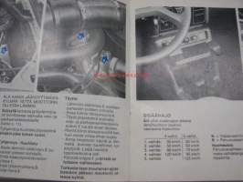 Peugeot 305 serie 2 Diesel -käyttö- ja hoito-ohjeet vuosimalli 1983 muutokset