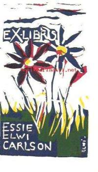 Essie Elwi Carlson  - Ex Libris
