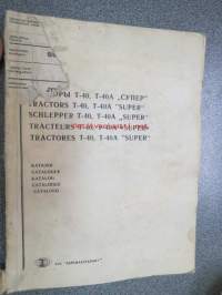 Traktor T-40, T-40A Super spare parts catalogue supplement -varaosaluettelon lisäosa