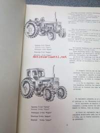 Traktor T-40, T-40A Super spare parts catalogue supplement -varaosaluettelon lisäosa