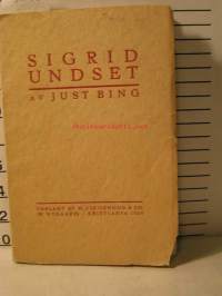 Sigrid Undset A V Just Bing