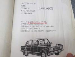 VAZ 2105 (Lada) Katalog sapasnih zastei, Parts catalogue, Catalogue des pieces detachees, Ersatzteilkatalog, Catalogo de piezas de repuesto -varaosaluettelo