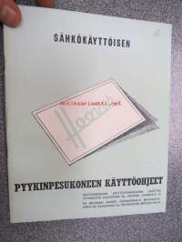 Sähkökäyttöisen Hoover pyykinpesukoneen käyttöohje