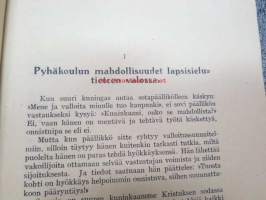 Lapsisielutiedettä pyhäkouluopettajille