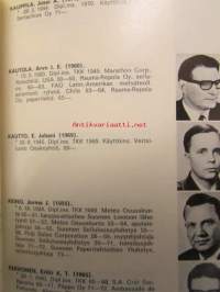 Suomen Paperi-insinöörien Yhdistys kuvamatrikkeli - Finska Pappersingeniörsföreningen bildmatrikel 15.12. 1972