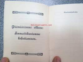 Suomen Postiljooniyhdistyksen jäsenkirja, Vieno Laaksonen, Turku