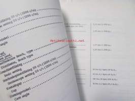 Volvo Penta &quot;Mec Check&quot; Manual -Katso mallikohtaiset tekniset tiedot kuvasta