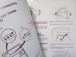 Volvo Penta Aquamatic Elsystem Elektrische Anlage installation -asennusohjekirja