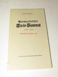 Suomenkieliset Tieto-Sanomat 1775-1776. Näköispainos