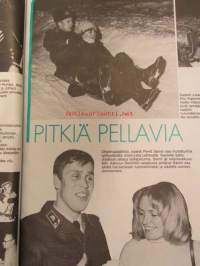 Me Naiset 1974 nr 8 -mm. Kannessa Ruotsin prinsessa Christina, Laskiainen hauskaa luvassa, Suomalaisen Anneli Alhango Charmiballeriinan tie maineeseen ja kunniaan,