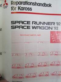 Mitsubishi Space Runner / Space Wagon Elektriska ledningar - Verkstadshandbok, Katso kuvasta tarkemmin sisällysluettelo.