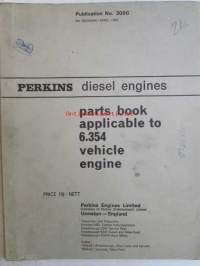 Perkins Diesel Engines Spare parts list to 6.354 Vehicle engine -dieselmoottoreiden varaosaluettelo