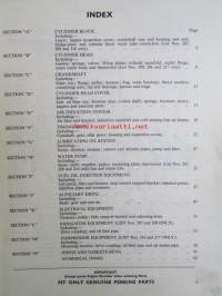 Perkins Diesel Engines Spare parts list to 6.354 Vehicle engine -dieselmoottoreiden varaosaluettelo